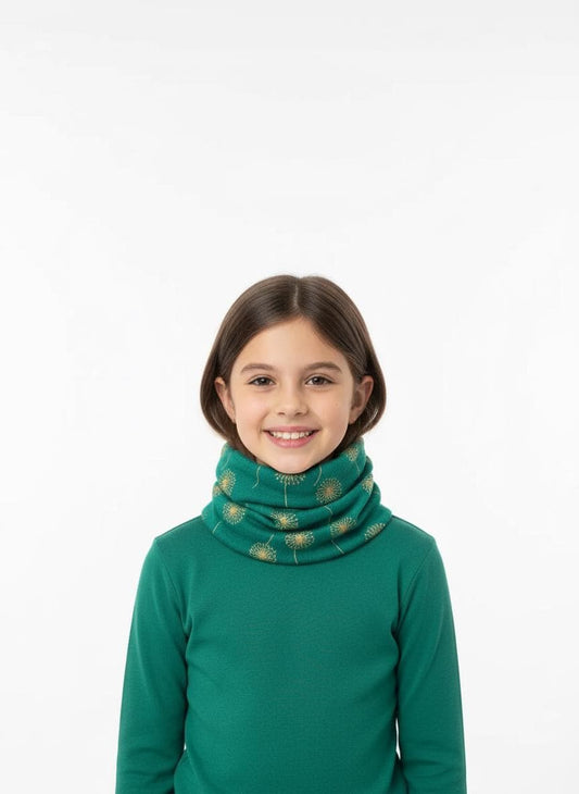 Kids Glitter Dandelion Snood Lightweight Infinity Scarf