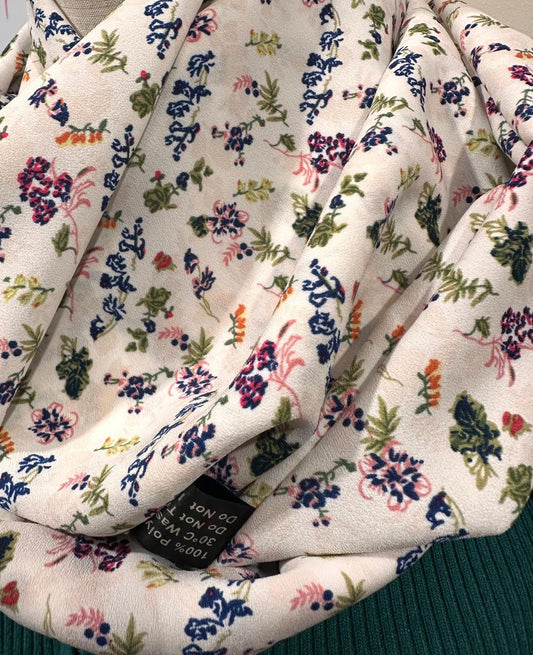Ditsy Floral Design Print Snood Infinity Scarf Comes with a gift bag