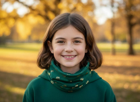 Glitter Elephant Kids Snood Lightweight Infinity Scarf