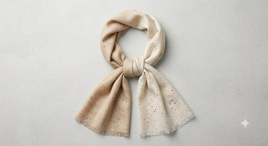 Glitter Two Tone Gradual Colour Fade Print Scarf For Women Comes with a gift bag