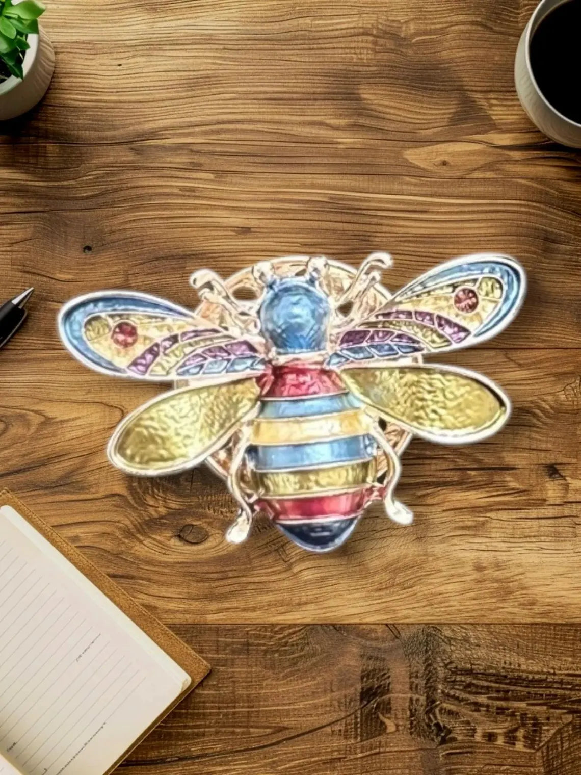 Bee Magnetic Brooch  Nickel & Lead-Free Accessory