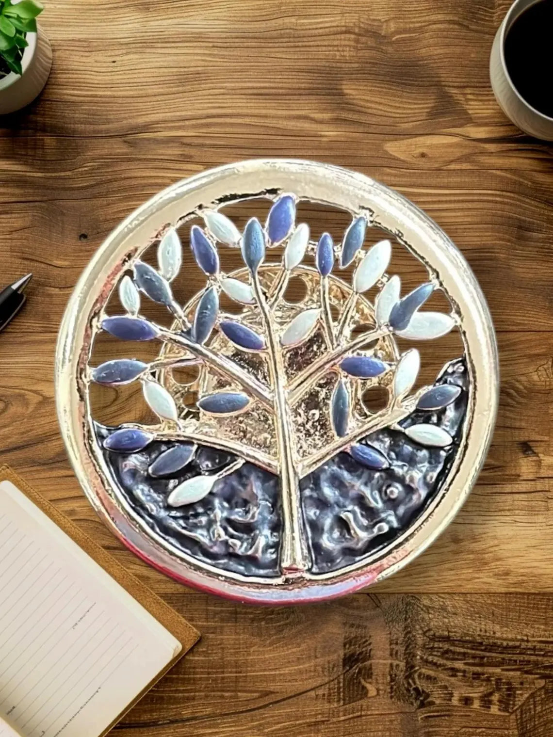 Tree of Life Magnetic Brooch Clip: Nickel & Lead-Free