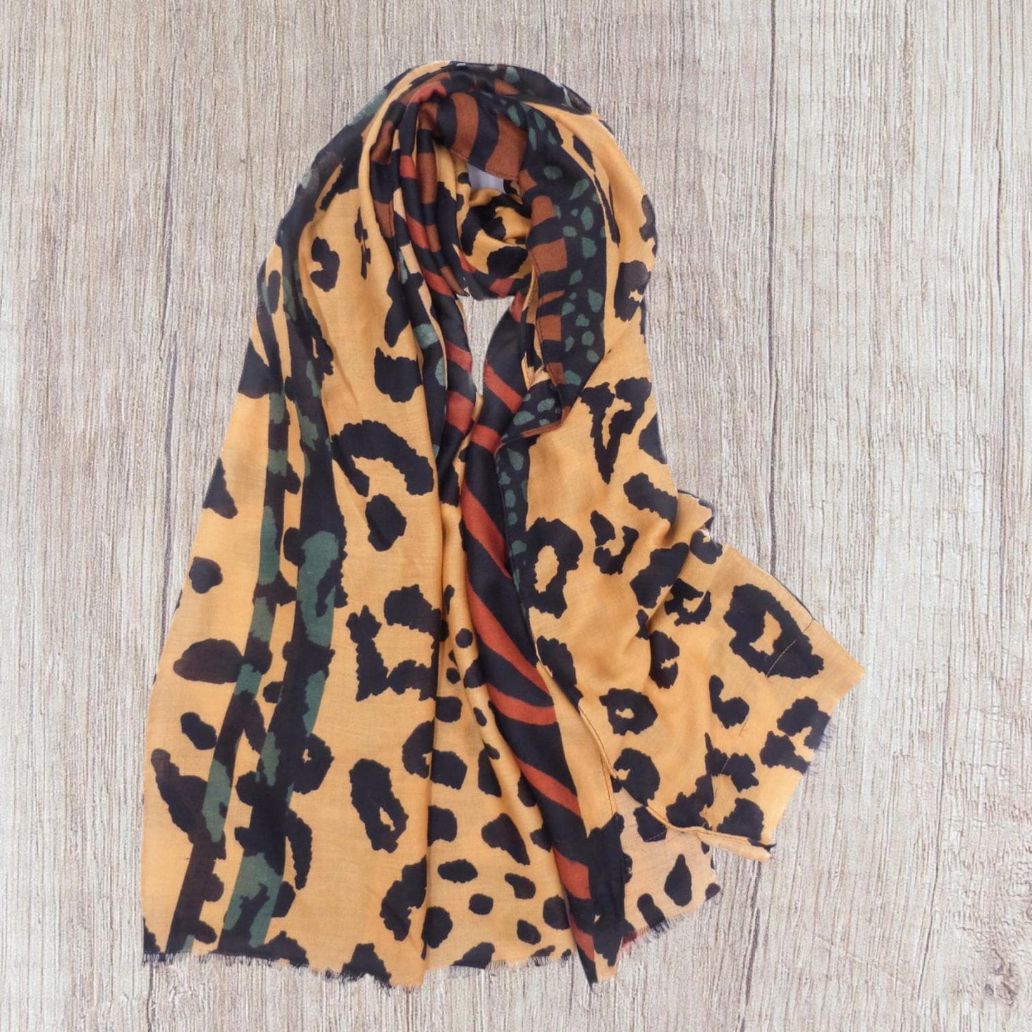 Leopard Print Scarf: Lightweight Fashion Scarf Comes with a gift bag