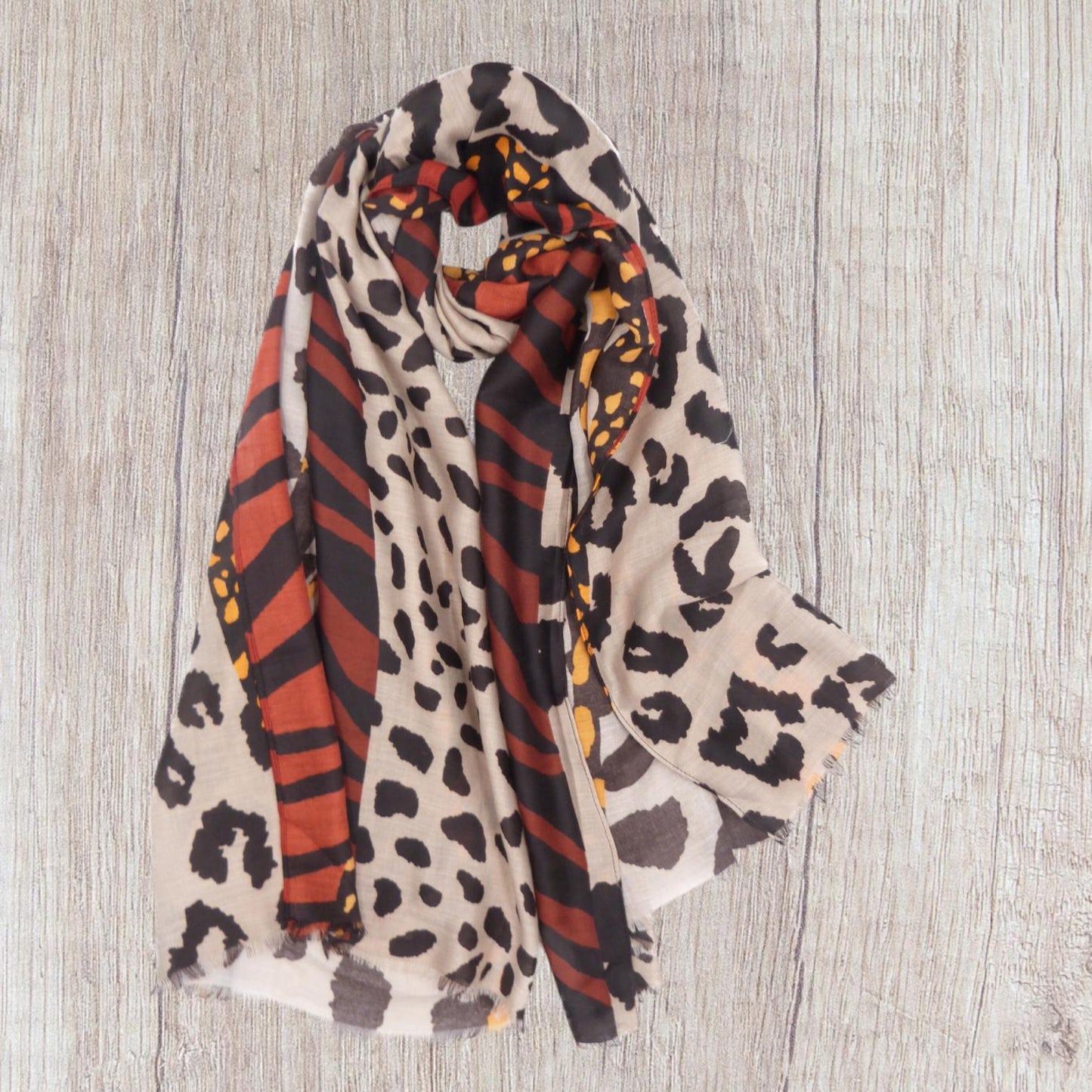 Leopard Print Scarf: Lightweight Fashion Scarf Comes with a gift bag