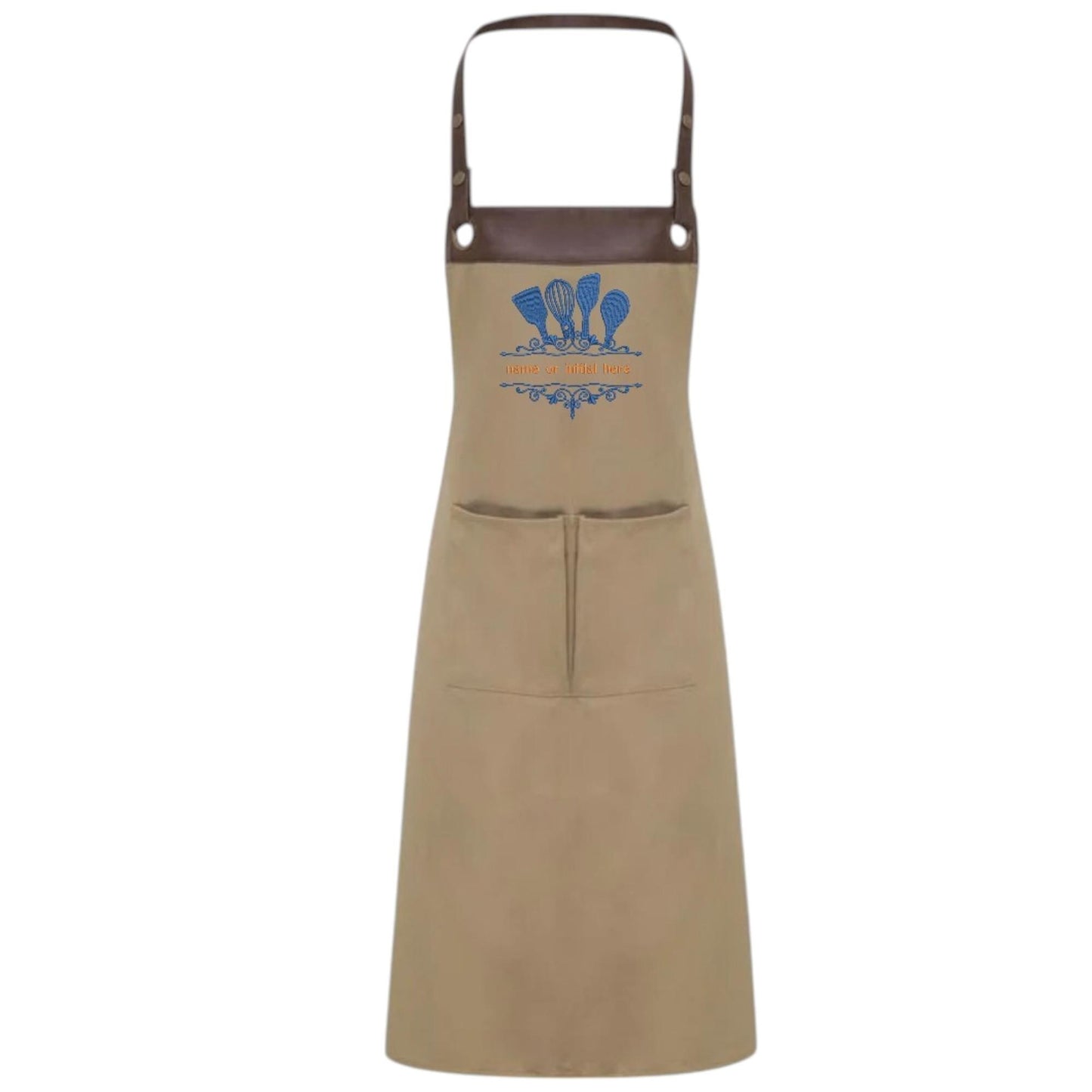 Embroidered Personalized Apron for Cooking Lovers| Personalized Gifts for Birthdays, Christmas| Chef Aprons for Men and Women