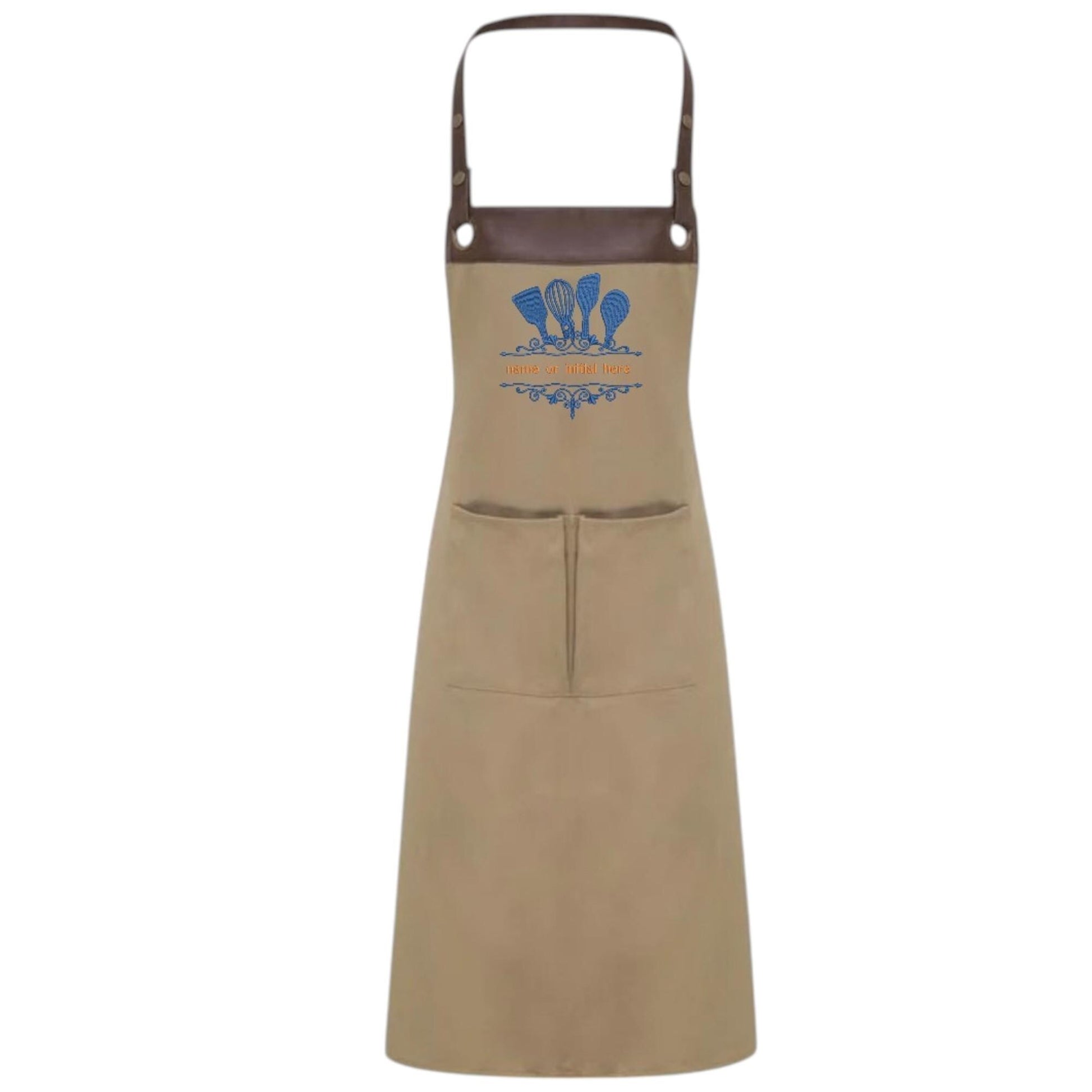 Embroidered Personalized Apron for Cooking Lovers| Personalized Gifts for Birthdays, Christmas| Chef Aprons for Men and Women