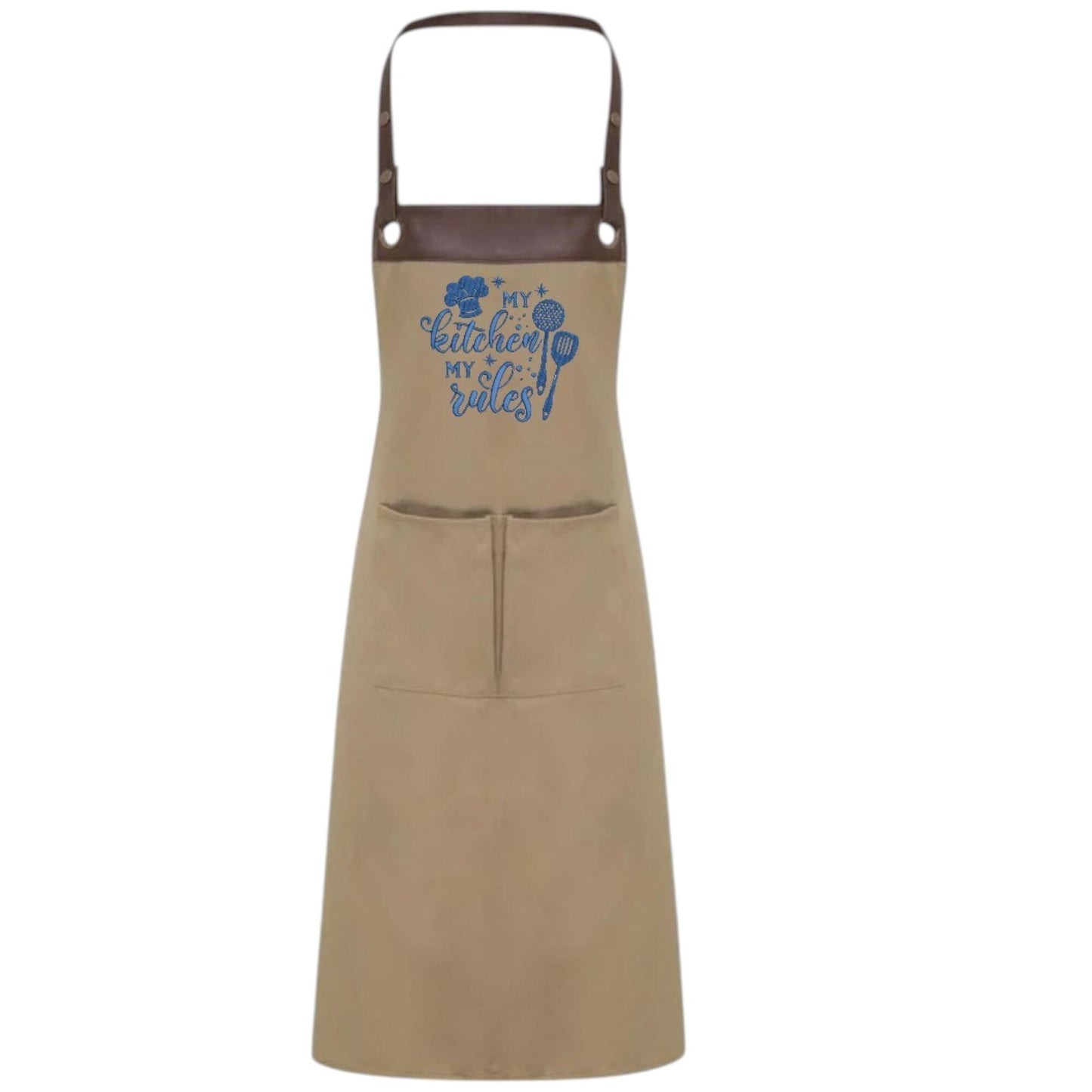 Embroidered Personalized Apron for Cooking Lovers| Personalized Gifts for Birthdays, Christmas| Chef Aprons for Men and Women