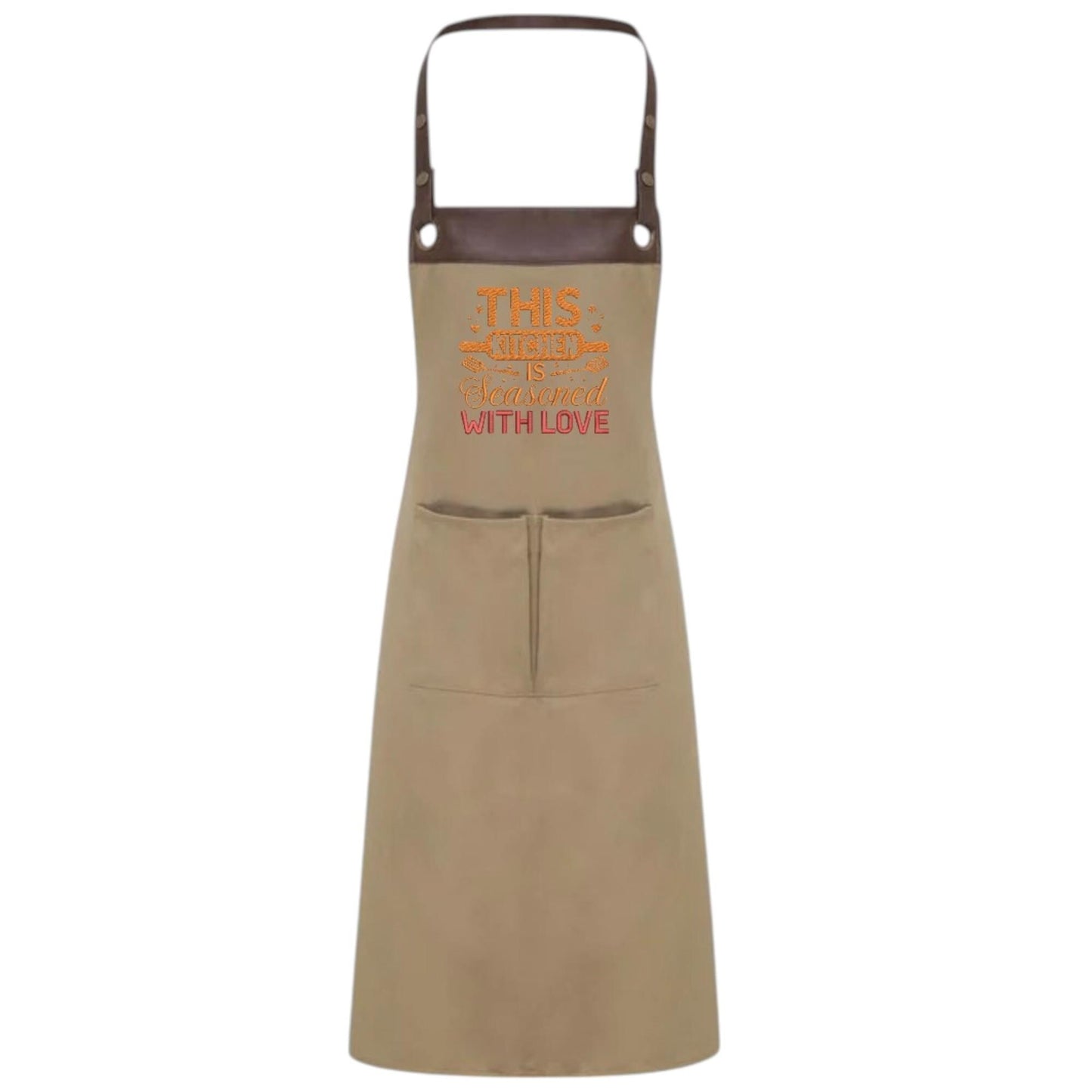 Embroidered Personalized Apron for Cooking Lovers| Personalized Gifts for Birthdays, Christmas| Chef Aprons for Men and Women