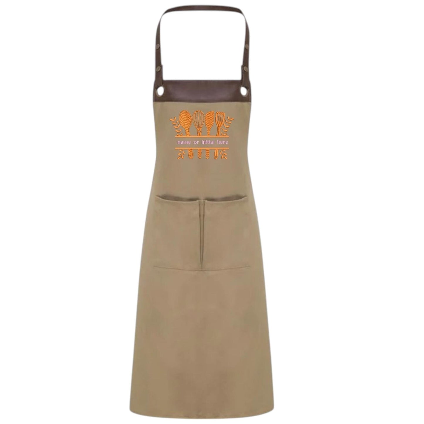 Embroidered Personalized Apron for Cooking Lovers| Personalized Gifts for Birthdays, Christmas| Chef Aprons for Men and Women