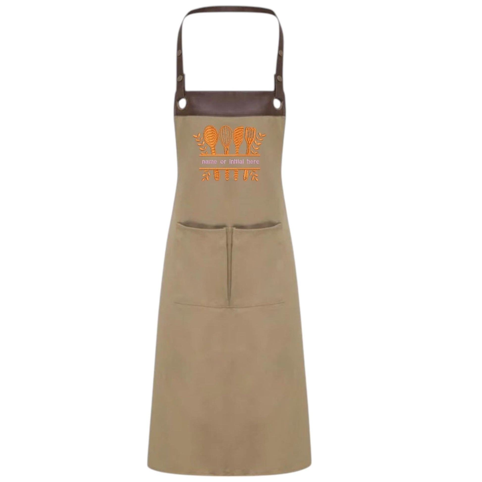 Embroidered Personalized Apron for Cooking Lovers| Personalized Gifts for Birthdays, Christmas| Chef Aprons for Men and Women