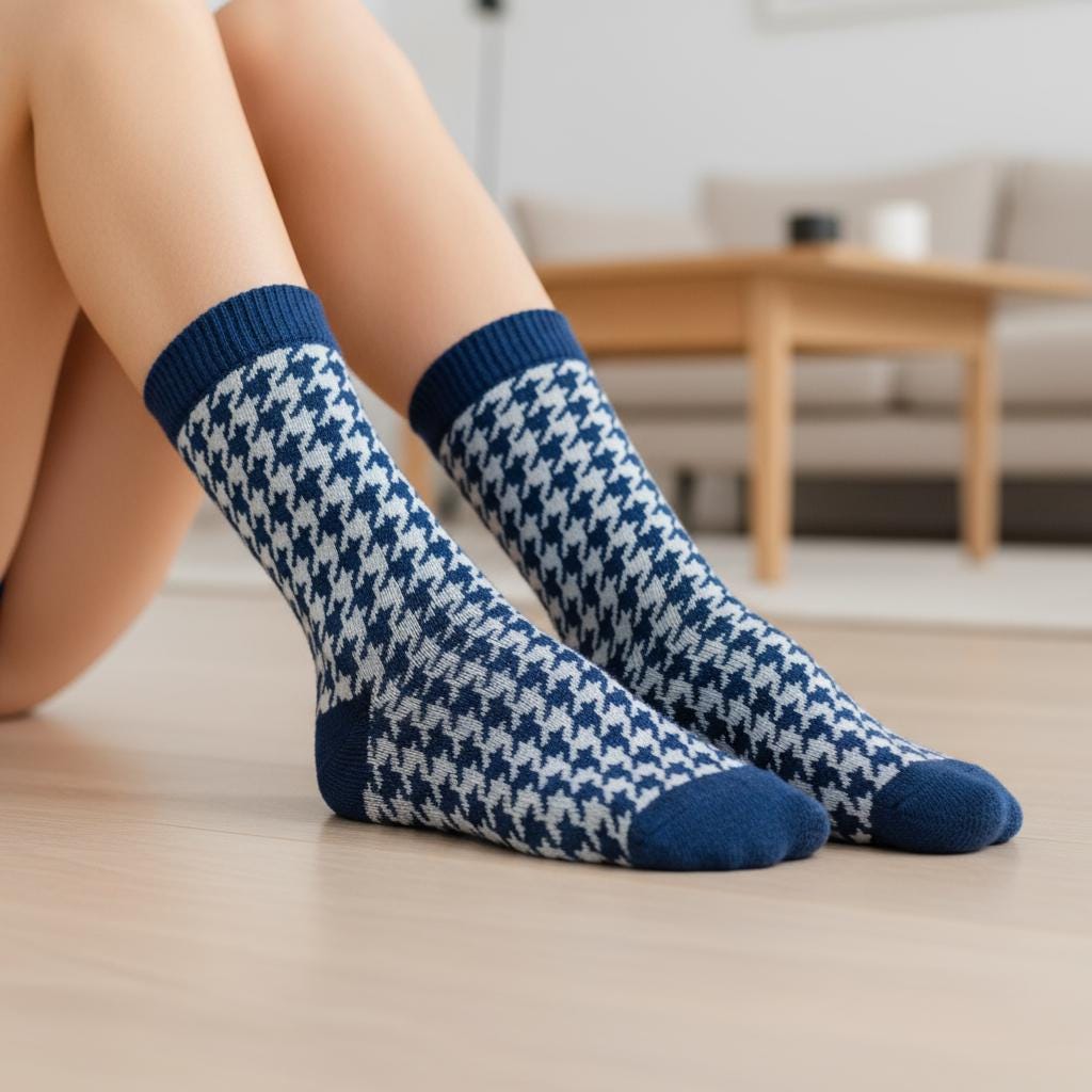 Ladies Seamless Soft Comfort Crew Socks Premium Quality Gift for Her