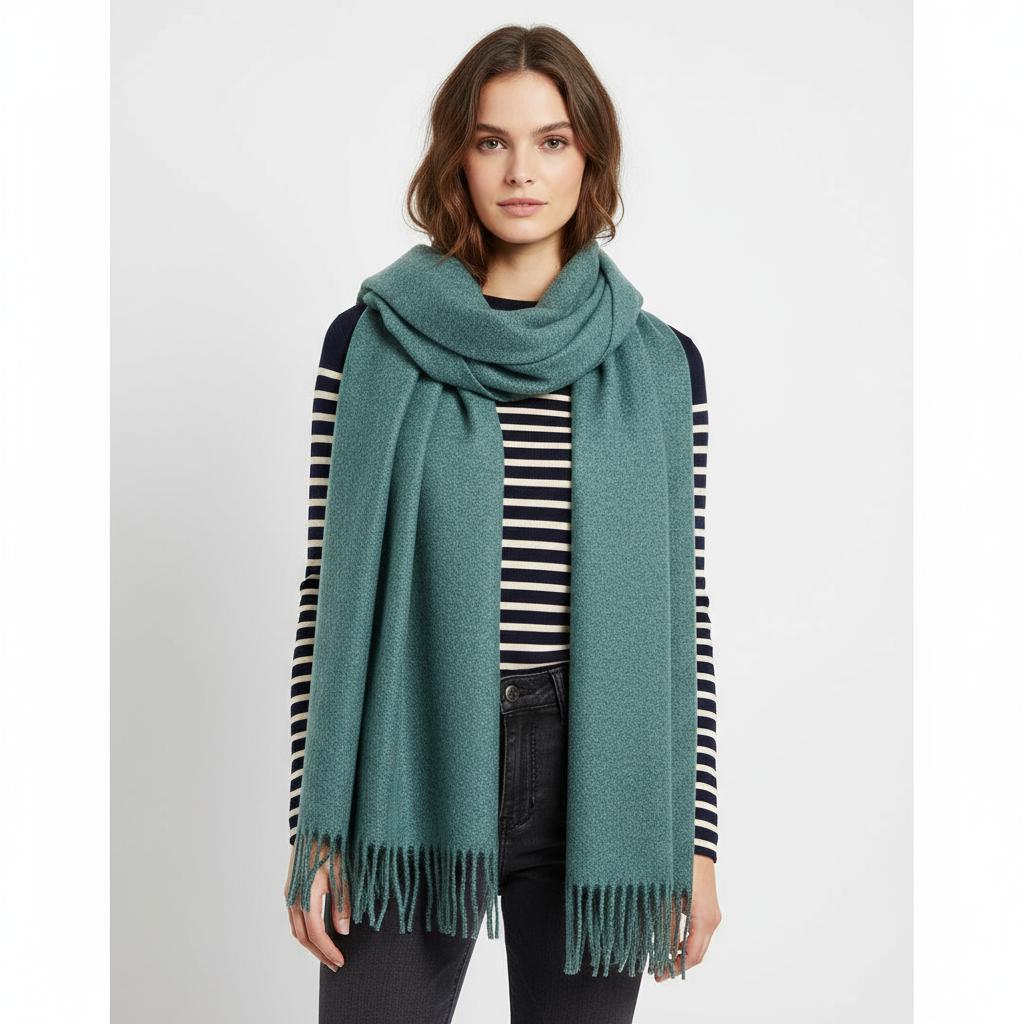 Soft Cashmere Feel Wrap Scarf Unisex Plain Scarves Wrap Shawl Comes with a gift bag