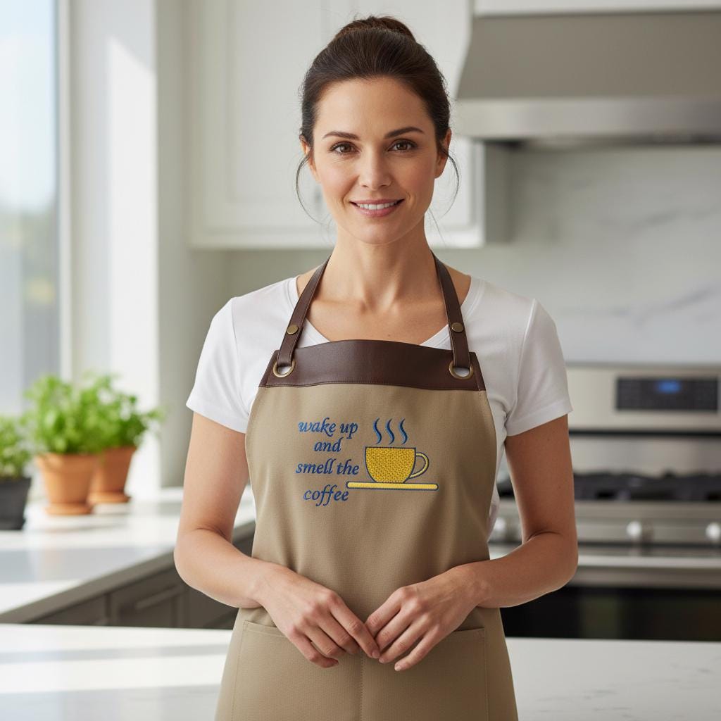 Embroidered Personalized Apron for Cooking Lovers| Personalized Gifts for Birthdays, Christmas| Chef Aprons for Men and Women