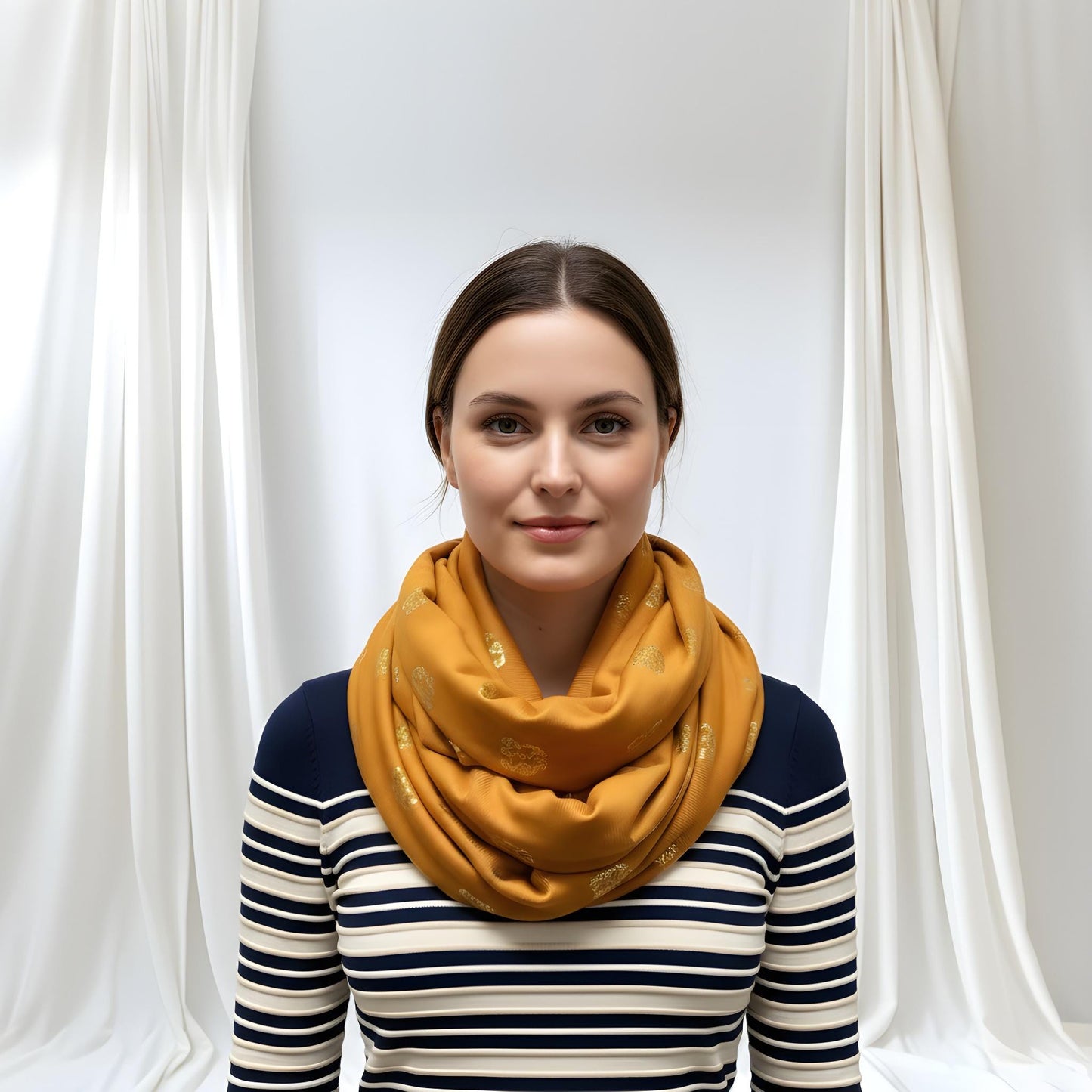 Lightweight Glitter Elephant Snood Infinity Scarf Comes with a gift bag