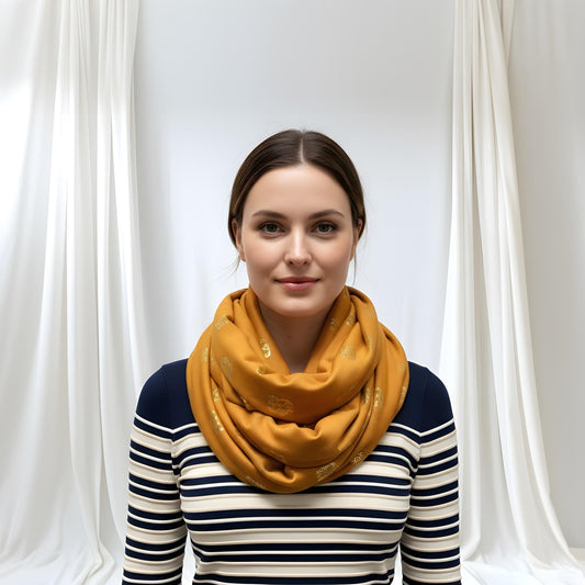 Lightweight Glitter Elephant Snood Infinity Scarf Comes with a gift bag