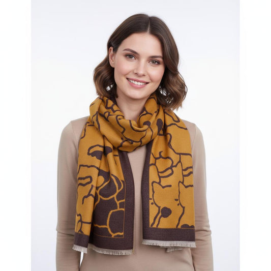 Cat Print Pashmina Scarf Cashmere Feel Shawl Wrap For Cat Lovers Free Gift Wrapping Included Ready to Give