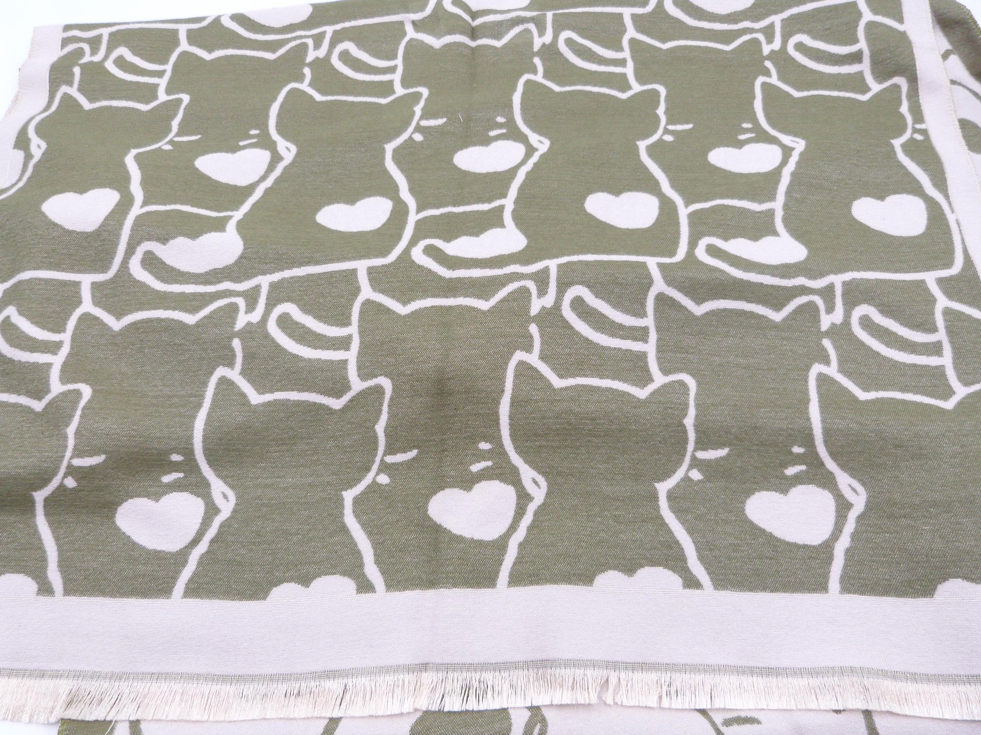 Cat Print Pashmina Scarf Cashmere Feel Shawl Wrap For Cat Lovers Free Gift Wrapping Included Ready to Give