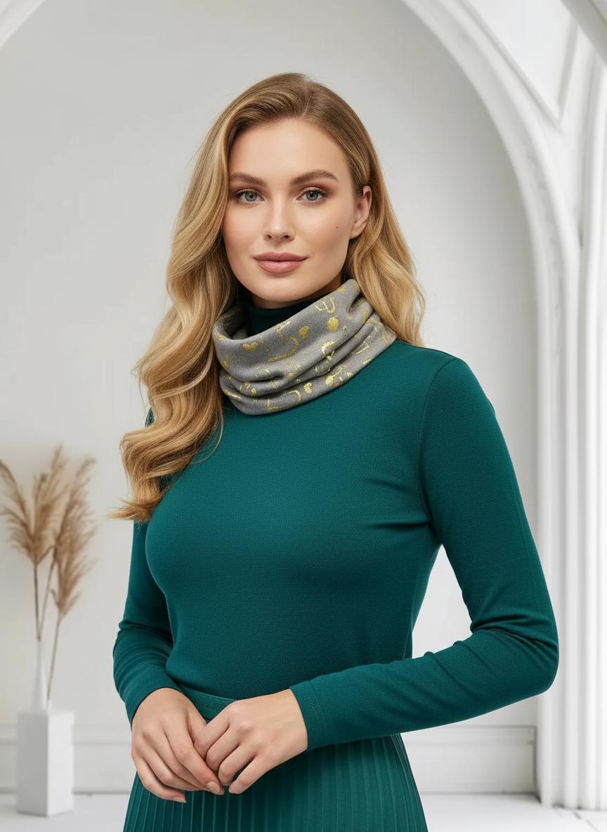 Lightweight Glitter Heart Snood Buy 1 Get 1 Free Comes with a gift bag
