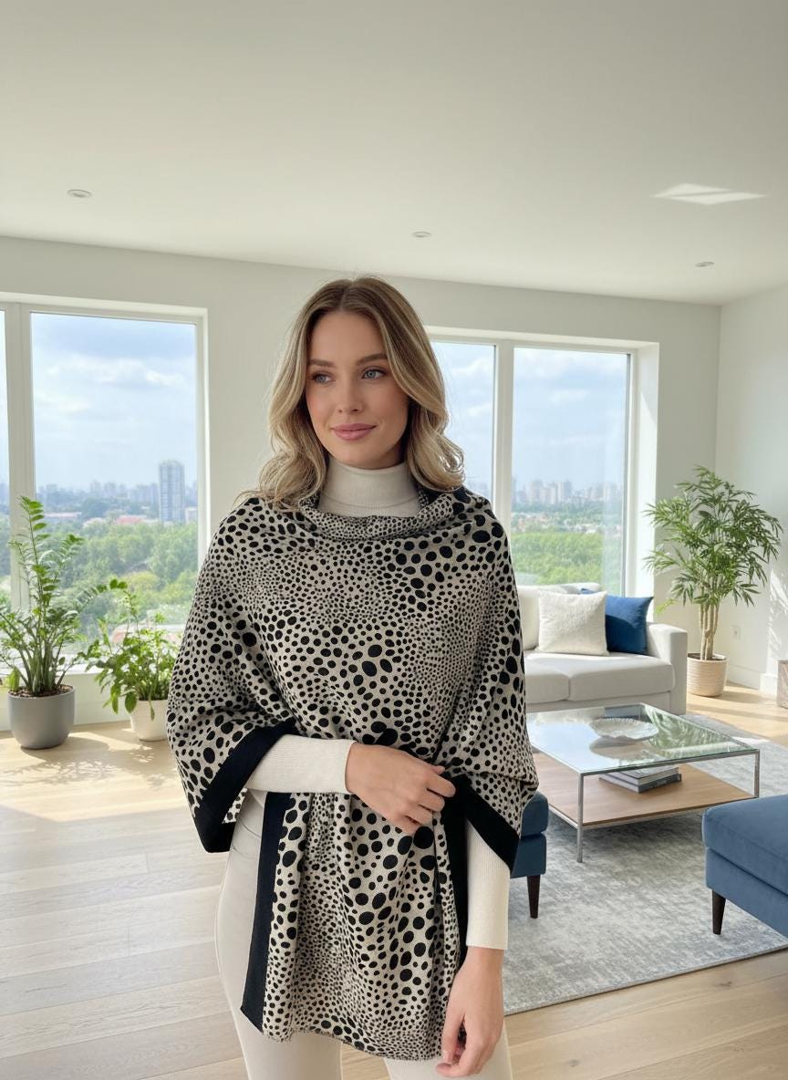 Dots Print Scarf Comes with a gift bag