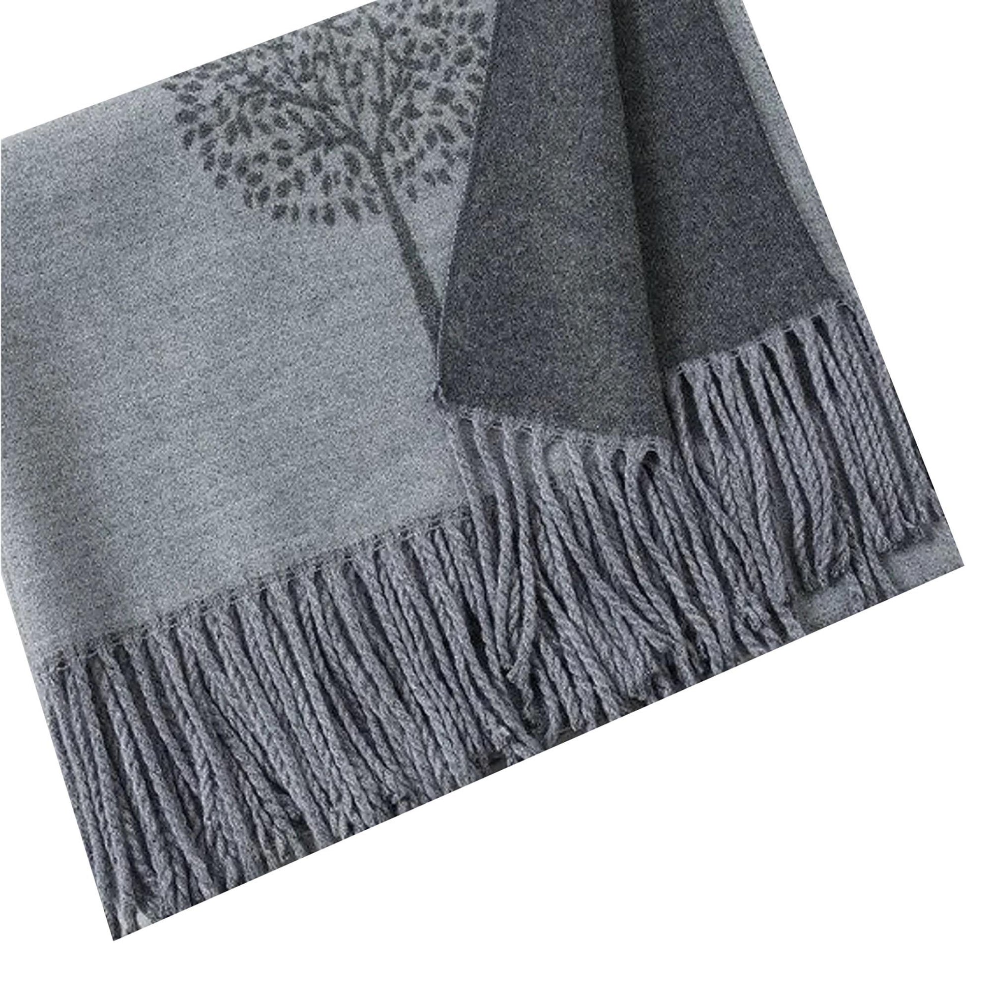Tree of Life Cashmere Blend Scarf with Magnetic Brooch Comes with a gift bag