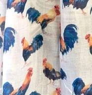 Rooster Print infinity Scarf Lightweight Chicken Scarf Farm Animal Fashion Comes with a gift bag