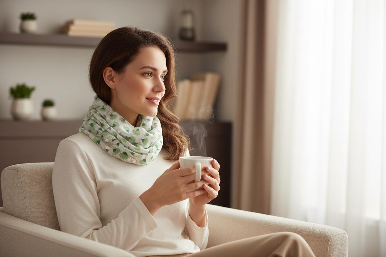 Lightweight Summer Flower floral with metallic Print Snood Infinity Scarf Comes with a gift bag