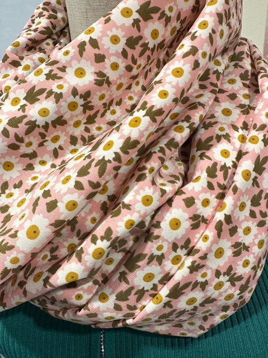 Little Daisy Flower Print Snood Infinity Scarf Comes with a gift bag