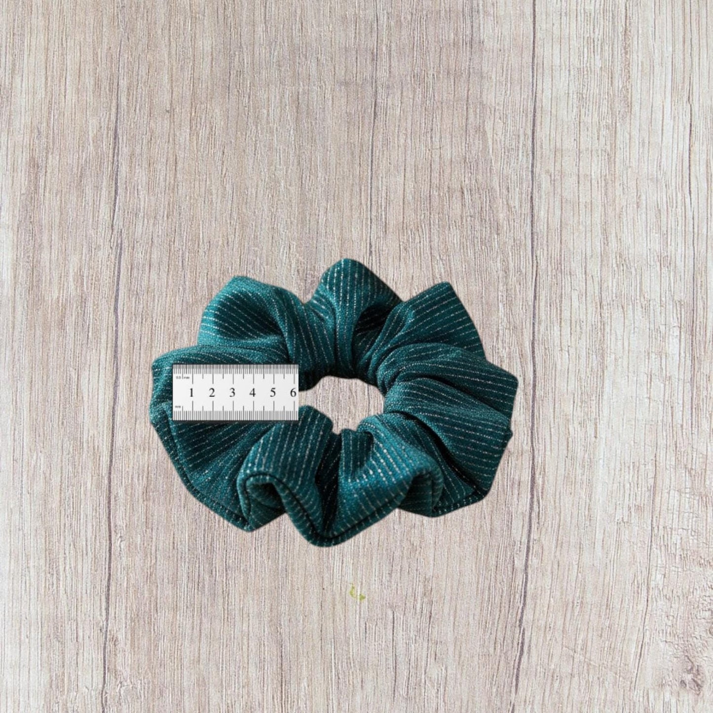 Handcrafted Shimmer Hair Accessory Metallic Velvet Handmade Scrunchie Gift For Her