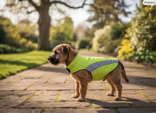 Bright-Walk Hi-Visibility Lightweight Breathable Reflective Mesh Dog Safety Dog Vest Velcro Fastening For Fur Friend