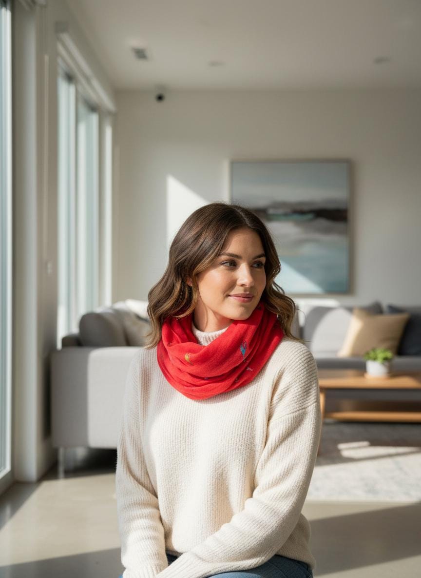 Lightweight Glitter Giraffe Snood Infinity Scarf For Women Comes with a gift bag