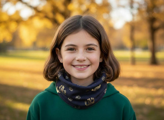 Glitter Elephant Kids Snood Lightweight Infinity Scarf