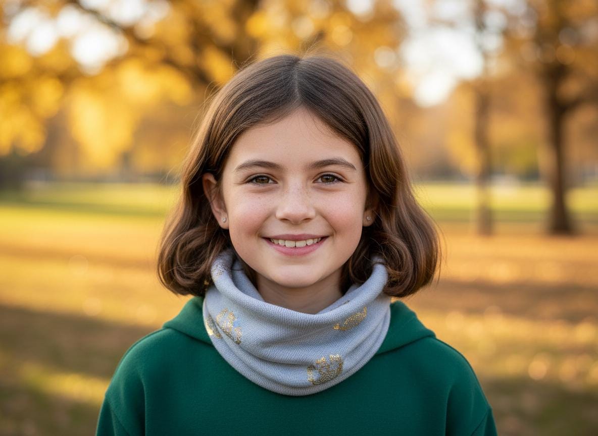 Glitter Elephant Kids Snood Lightweight Infinity Scarf