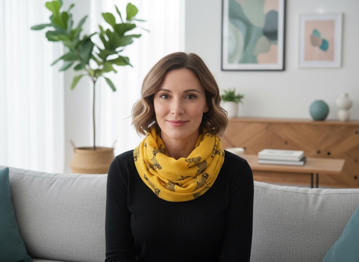 Lightweight Leopard Snood Print Scarf | Effortless Infinity Wrap for Everyday Wear Gift for Her