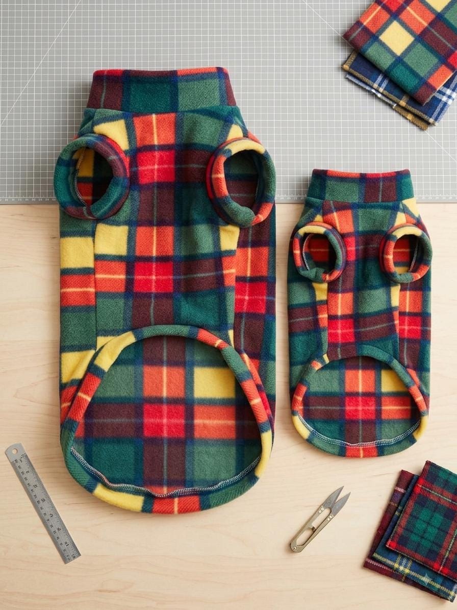 Sausage Dog Fleece Sweater | Dachshund Jumper | Warm Dog Coat | Soft Winter Pet Clothing | Small Dog Pullover