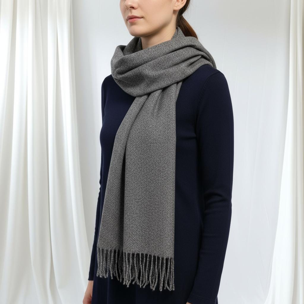 Personalised Embroidered Scarf Wrap Pashmina, Gifts For Her, Teacher Gifts Comes with a gift bag