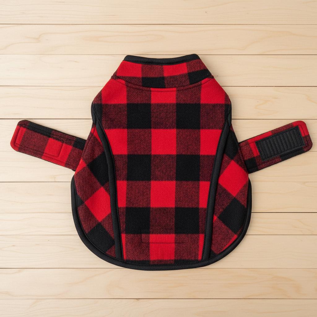 Fleece Dog Jacket | Cozy Warm Pet Coat | Adjustable Belly Strap | Winter Autumn Spring Dog Sweater | Handmade