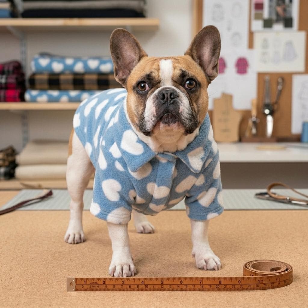 Pink Plaid Dog Coat | Fleece Flannel Shirt Jacket for Small Dogs | Frenchie Pug Chihuahua Winter Coat | Cozy Pet Outerwear