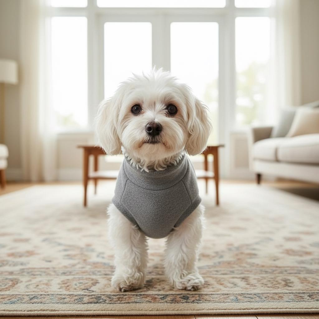 Fleece Dog Sweater – Cosy Turtleneck Pullover for Pets – Soft Warm Winter Coat – 9 Colors