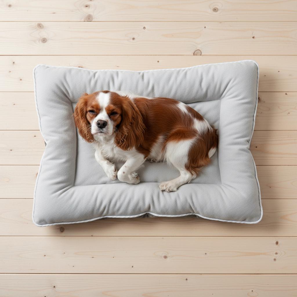 Handmade Double-Sided Pink Dog Bed Cushion | Reversible Soft Plush Pet Mat | 100% Virgin Hollow Fibre Filled Cosy Dog Bed