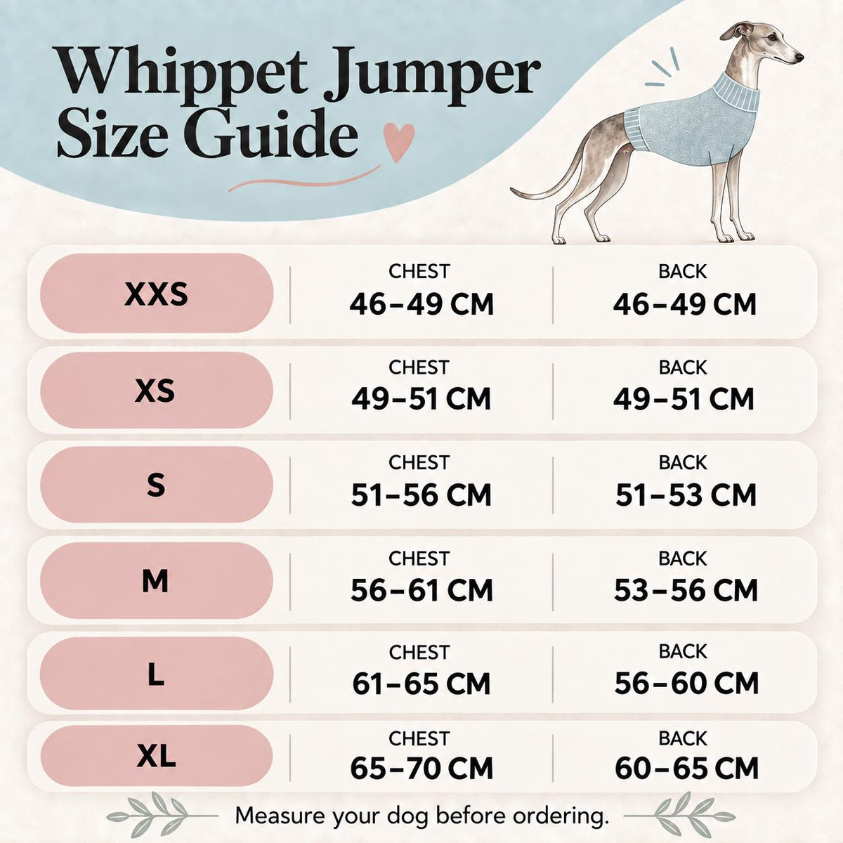 Whippet Fleece Jumper, Sleeveless Dog Coat with Turtle Neck, Two Tone Anti Pill Fleece, Handmade Dog Clothing