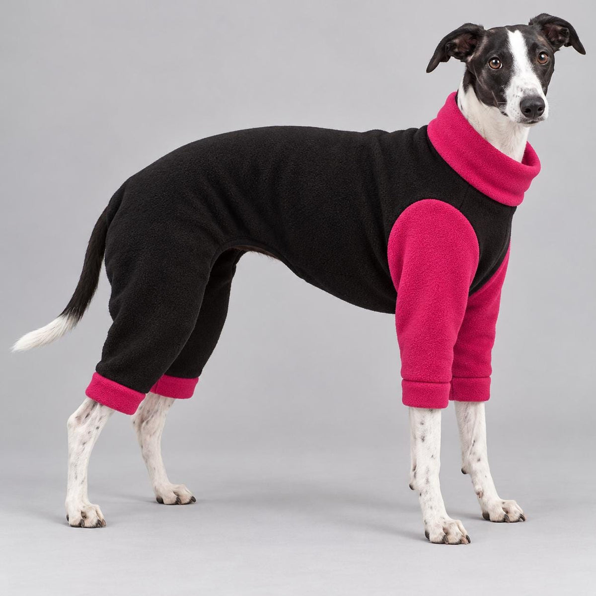 Whippet Fleece Jumpsuit Dog Pyjamas, Warm Onesie for Sighthounds, Whippet Winter Suit, Soft Dog Romper
