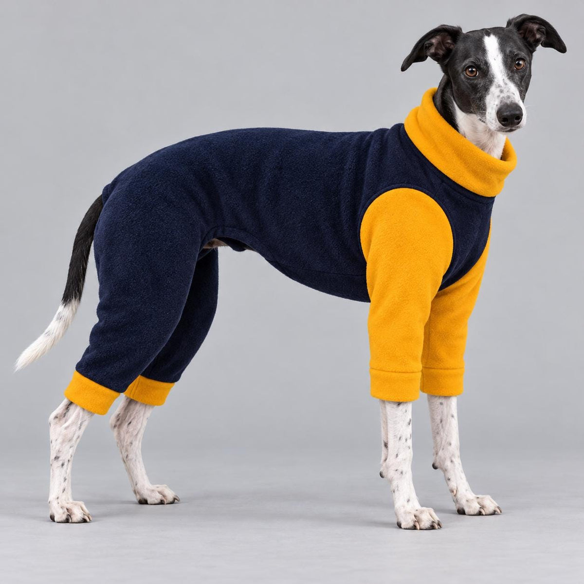 Whippet Fleece Jumpsuit Dog Pyjamas, Warm Onesie for Sighthounds, Whippet Winter Suit, Soft Dog Romper