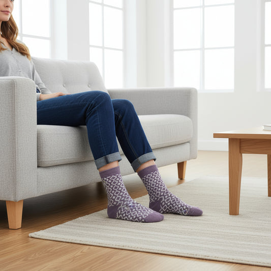 Diamond Pattern  Socks